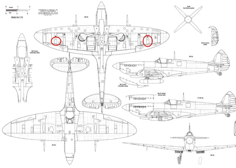 Самолет Spitfire MK.IX