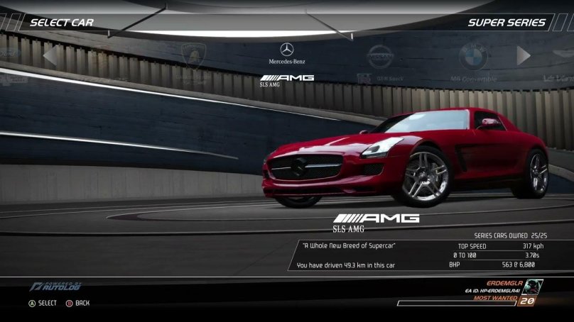 Mercedes-Benz SLS AMG need for Speed hot Pursuit