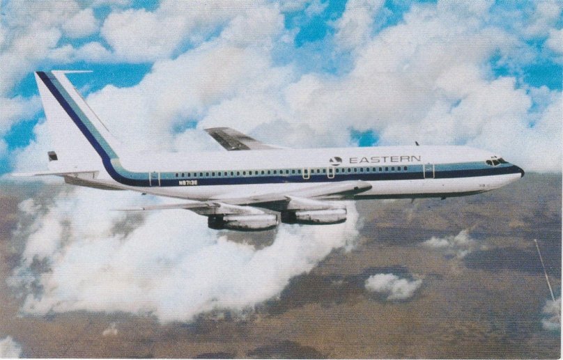 Boeing 720b kockpite