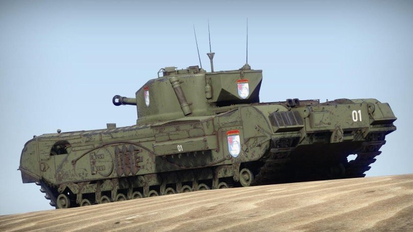 Танк Черчилль арт