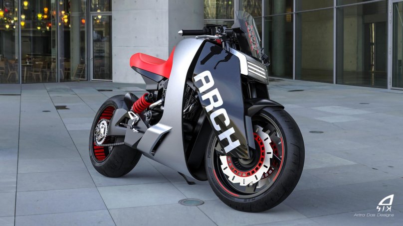 Киану Ривз на мотоцикле