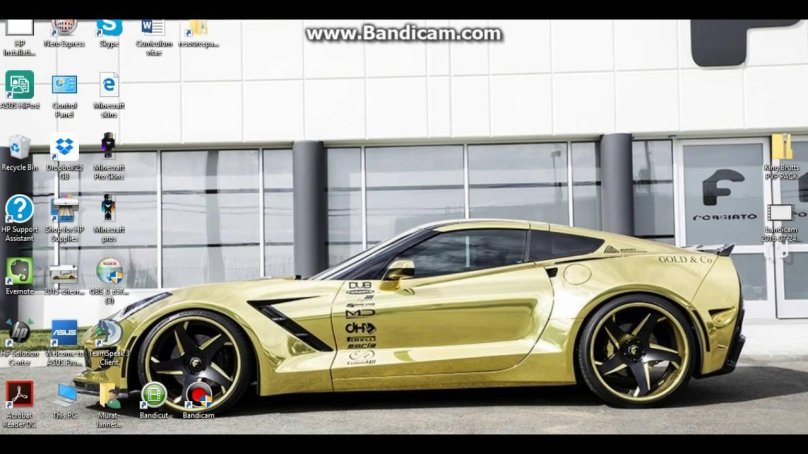 Chevrolet Corvette c7 Gold