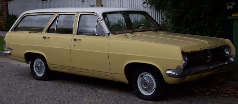 Yellow Station Wagon