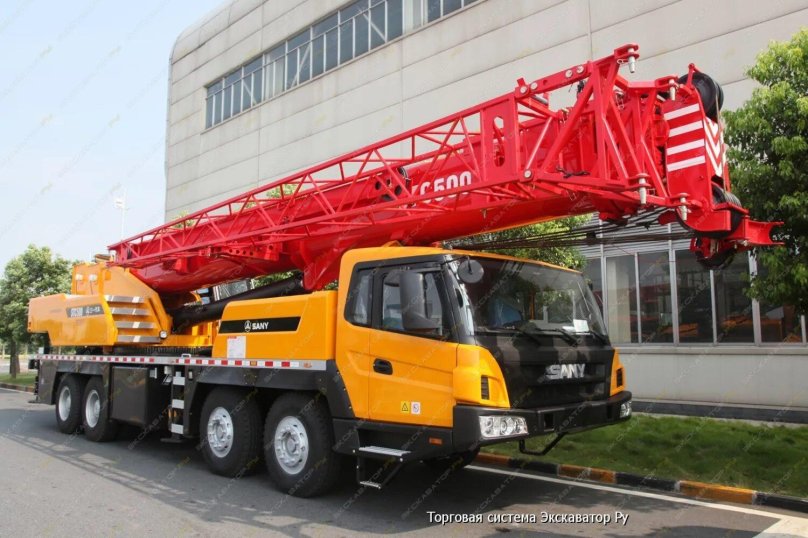 Кран автомобильный sany stc500