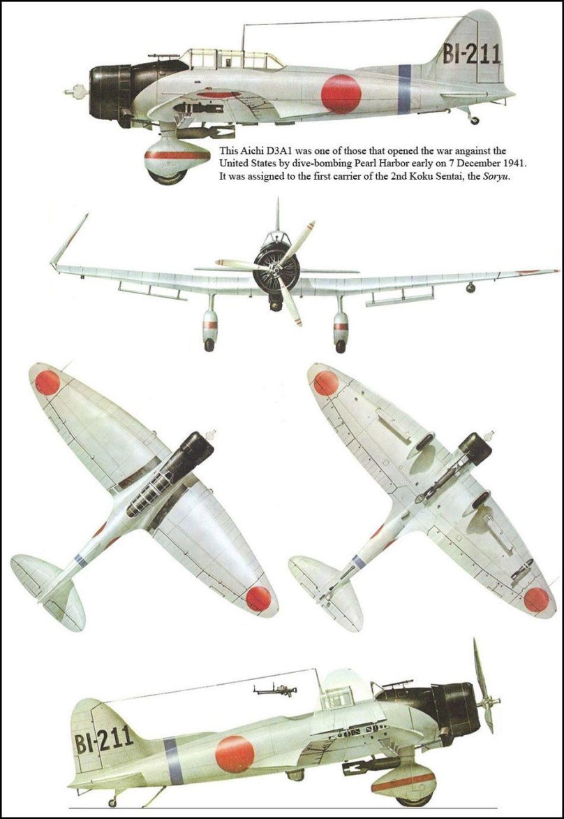 Aichi d3a Type 99 Dive Bomber