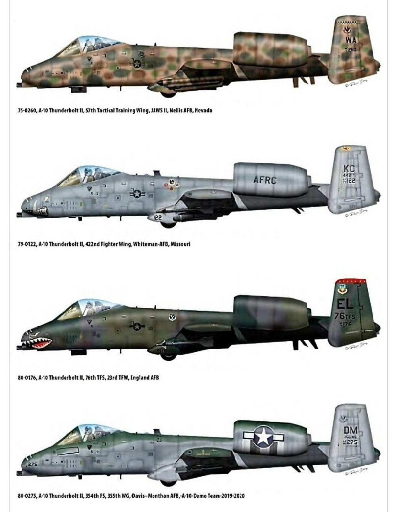 Fairchild Republic a-10 Warthog Thunderbolt