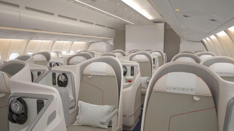 Аэробус 350 салон