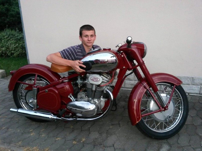 Мотоцикл Ява 1952