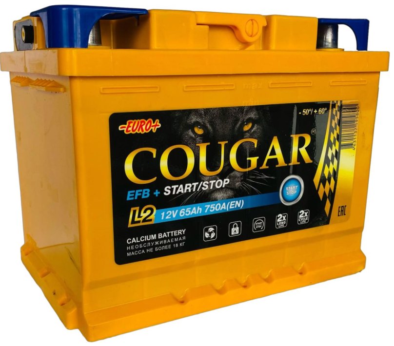Cougar аккумулятор