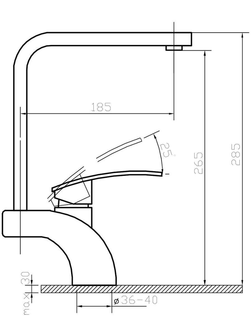 Смеситель для кухни Argo Alfa