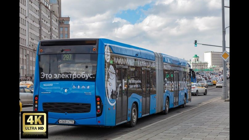 Электробус КАМАЗ-6282 гармошка