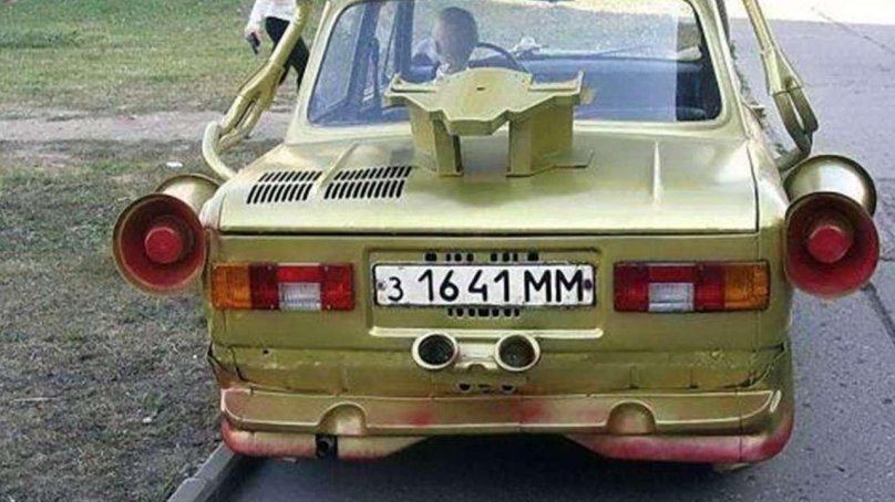 Тюнингованный ЗАЗ 968