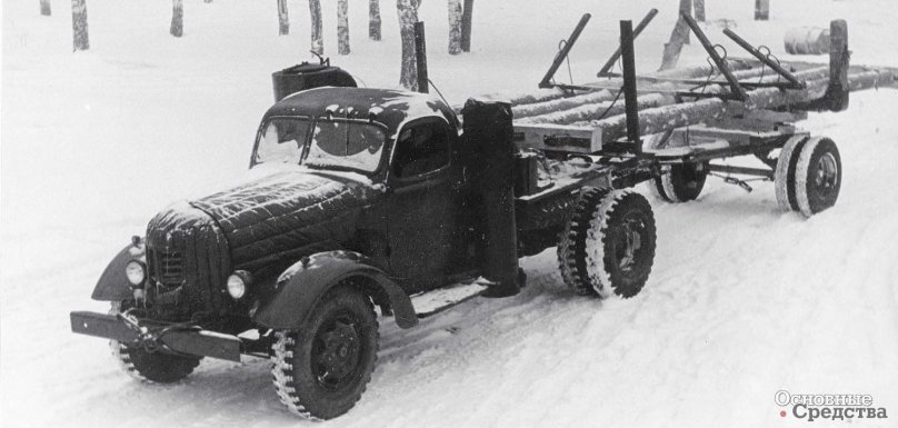 ЗИЛ 164 лесовоз