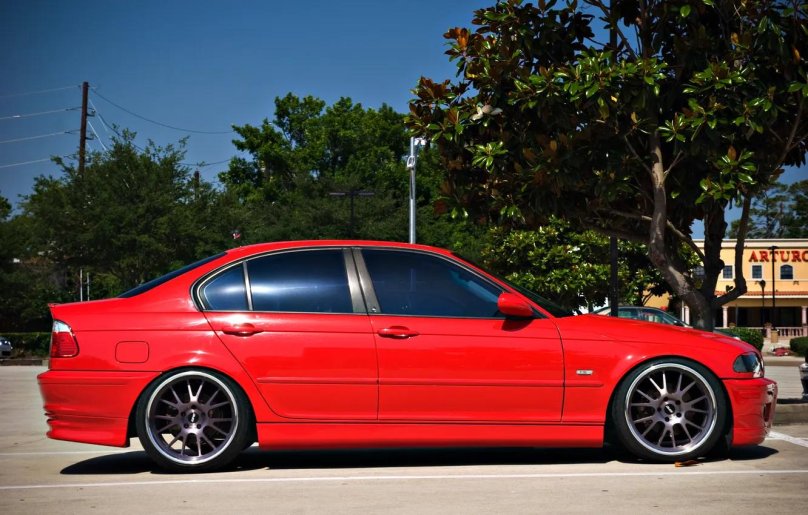 BMW e46 sedan Red