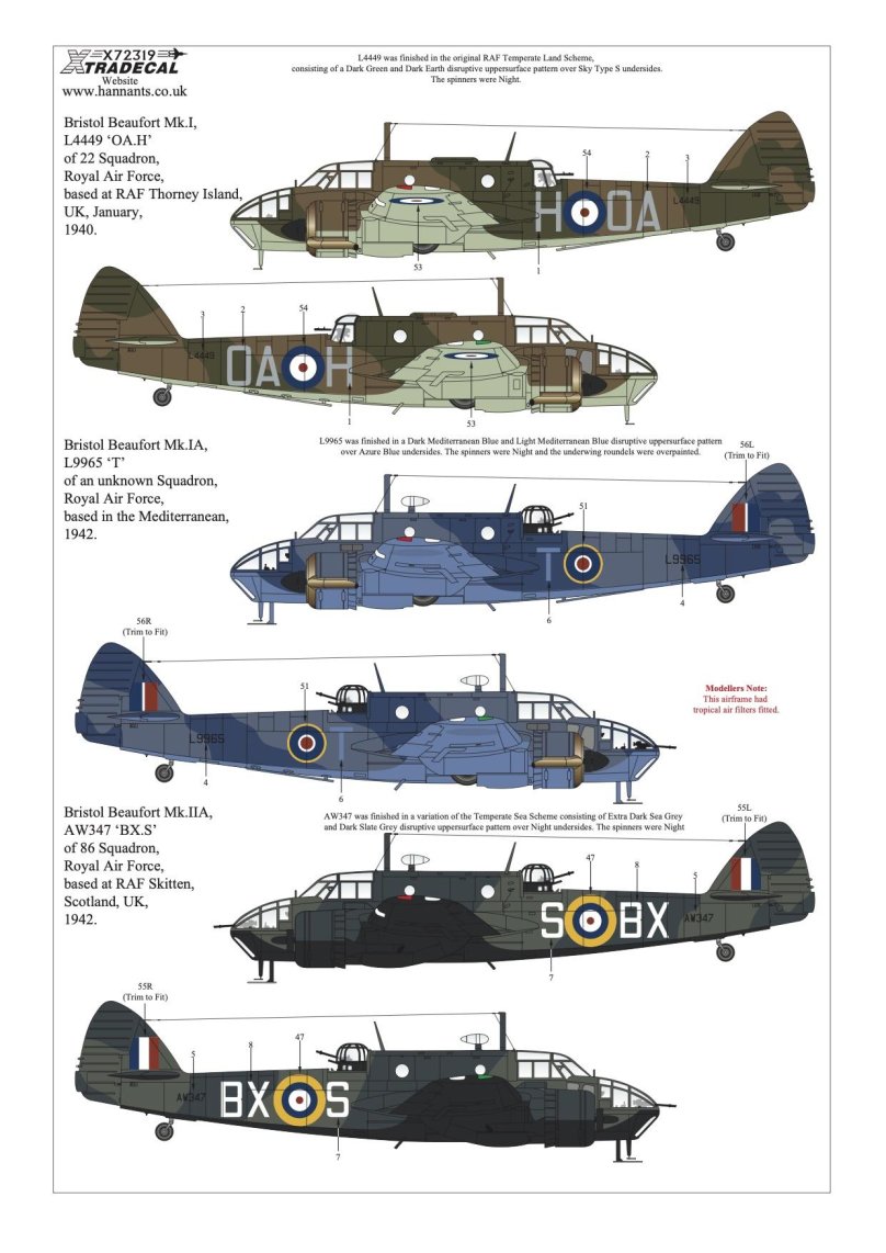 Bristol Beaufort 1 72
