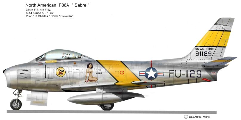 F86 Sabre Корея
