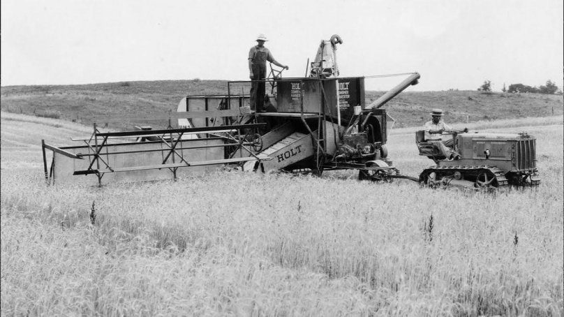 Зерноуборочный комбайн Сталинец-6