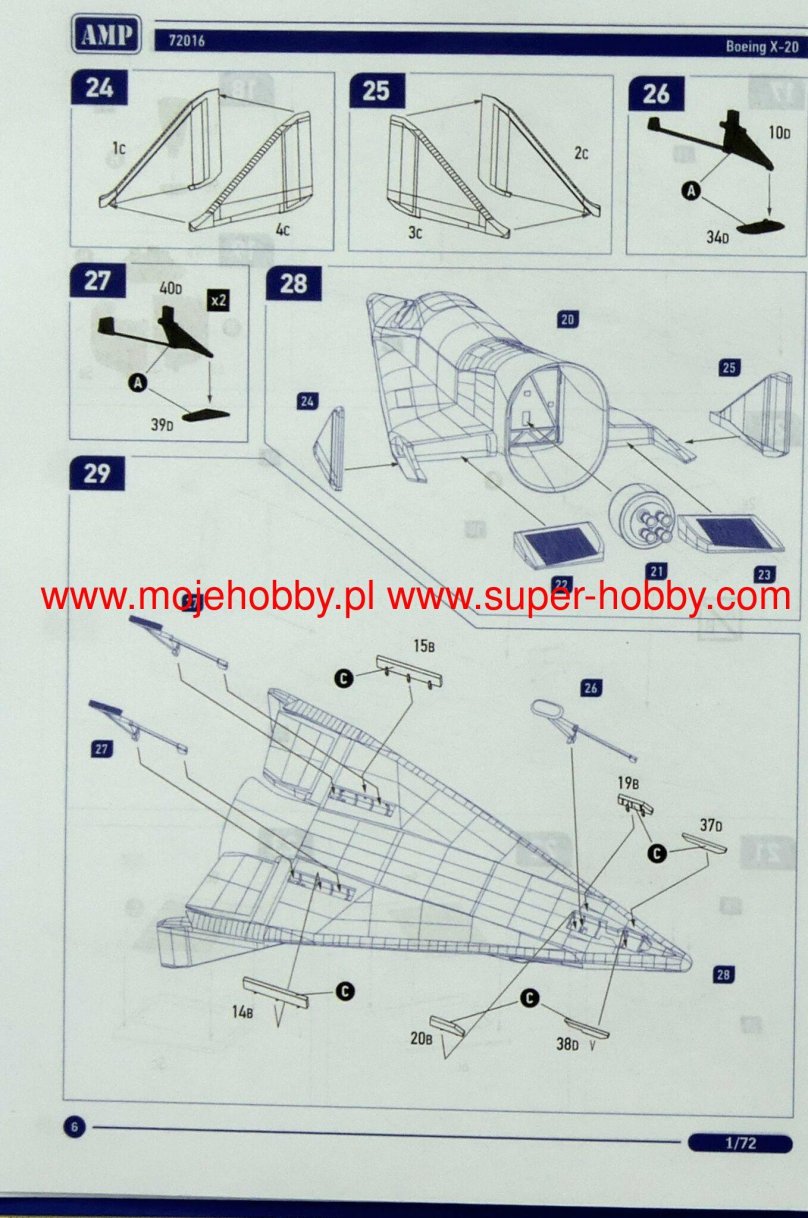 Amp 72016 Boeing x-20 Dyna-Soar 1/72 отзывы