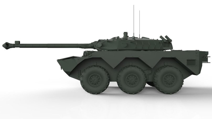 Французский колесный танк АМХ-10