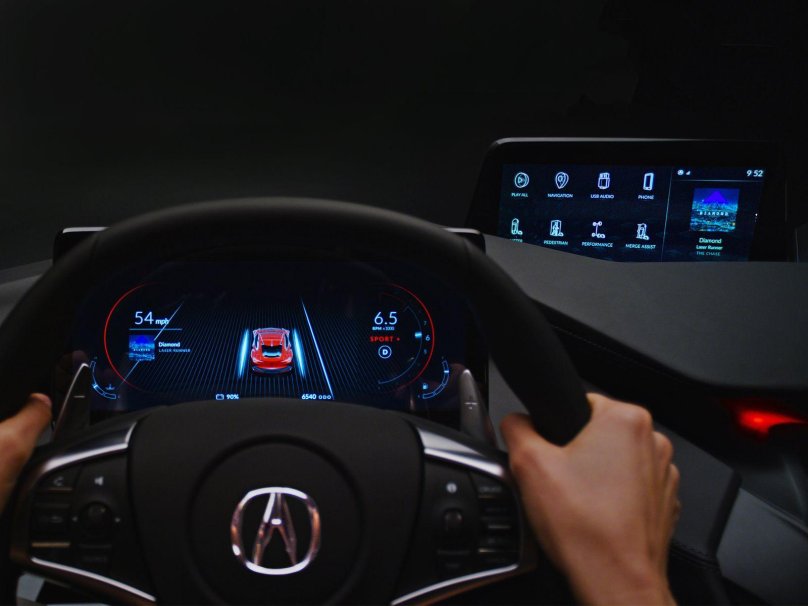 Acura панель приборов