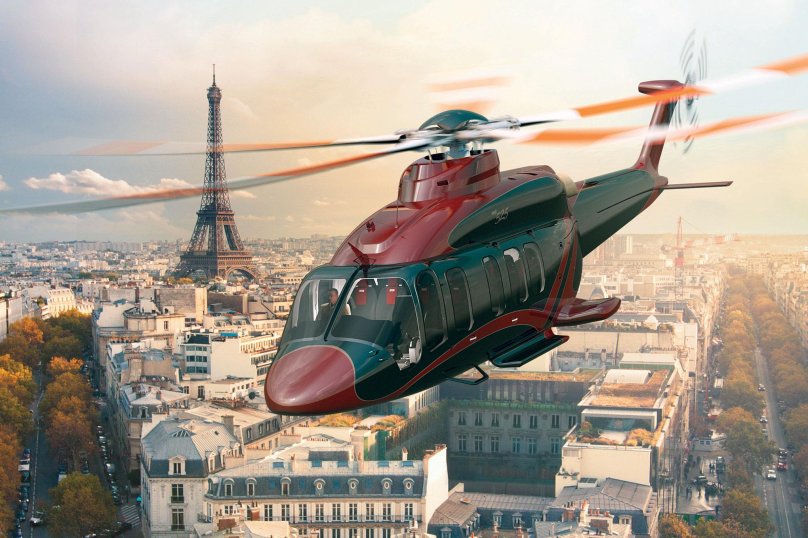 Люксовый вертолет Bell 525