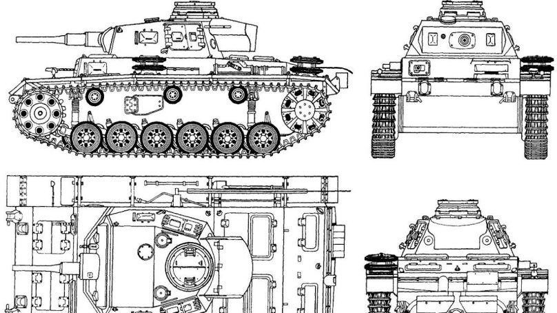 Чертежи танка PZ 3