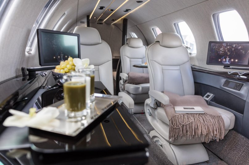Cessna Citation cj4 кабина