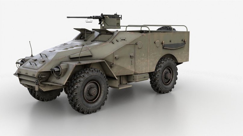 БТР-40 3d модель