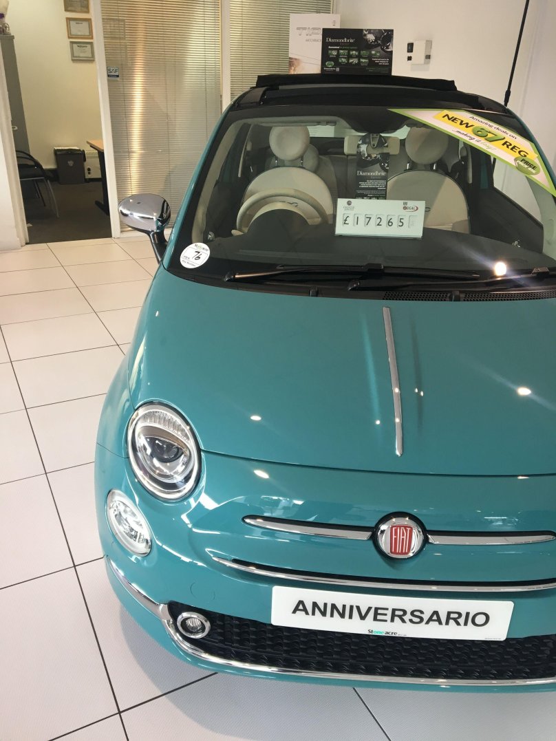 Фиат 500 кабриолет Тиффани