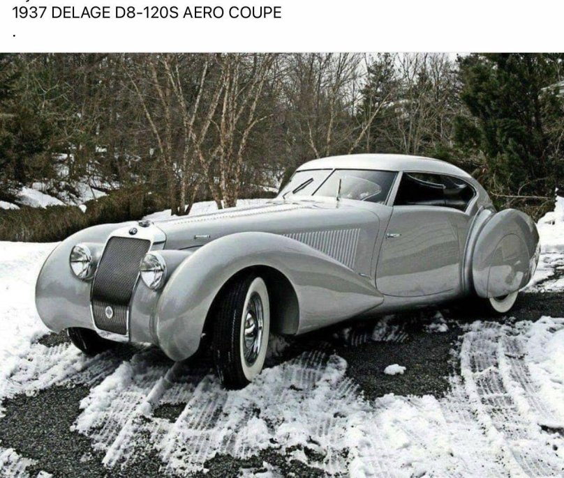 Delage d8 120 s Aero Coupe 1937