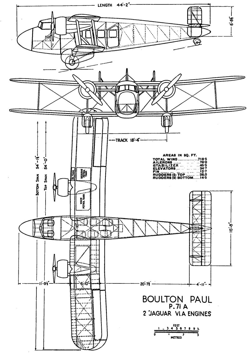 Boulton Paul Defiant чертежи