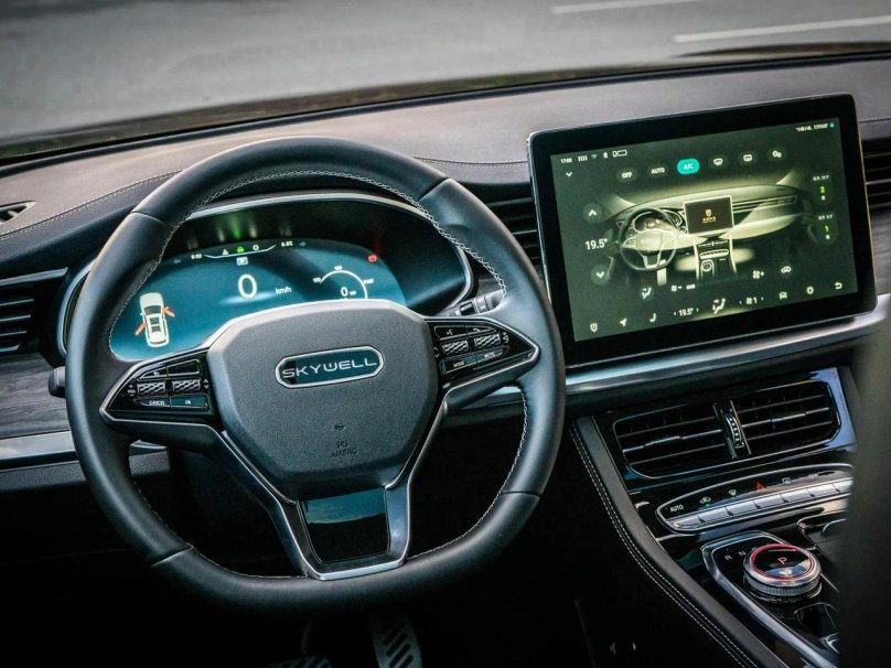 Skywell et5 интерьер