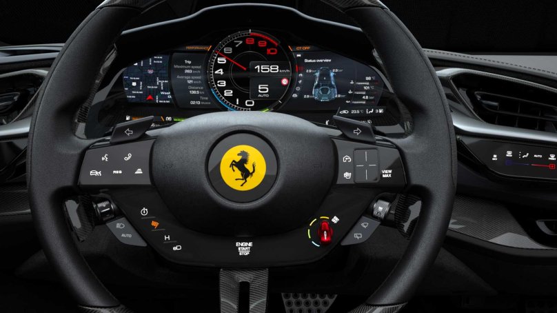 Ferrari sf90 Spider салон