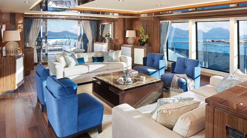 Azzam яхта интерьер