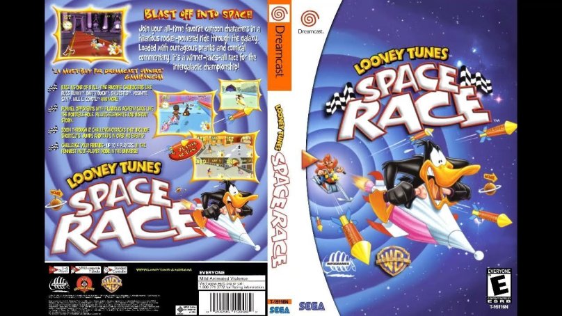 Sega Dreamcast Looney Tunes Space Race