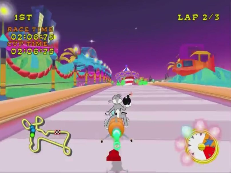 Игра Looney Tunes Space Race