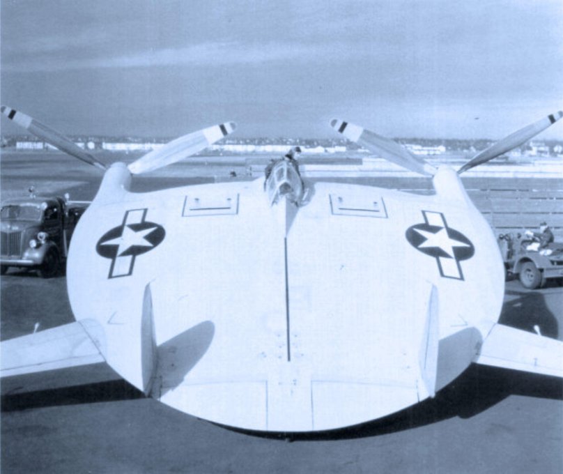 Летающий блин Vought v-173