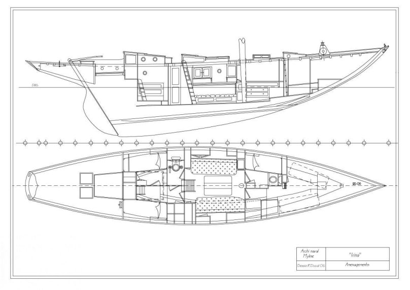 Лодка Шарпи чертеж