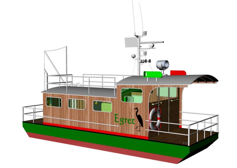 Плавучая дача «алёнушка»