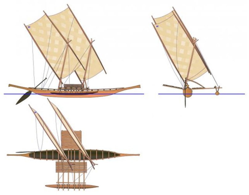 Древние корабли полинезийцев