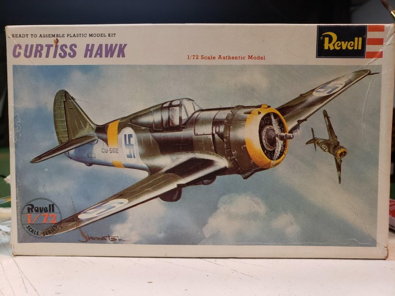 Curtiss p-36 Hawk модель