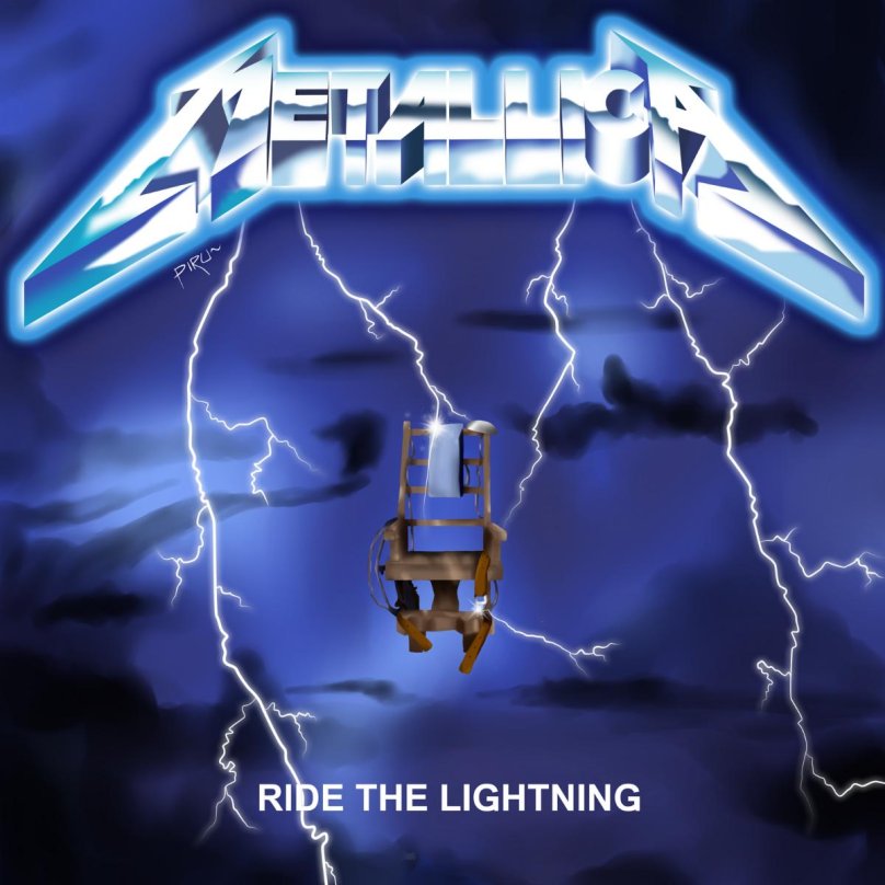 Metallica Ride the Lightning обложка