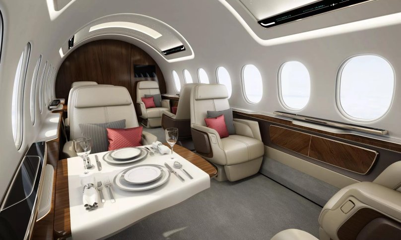 Airbus a380 Business Jet внутри