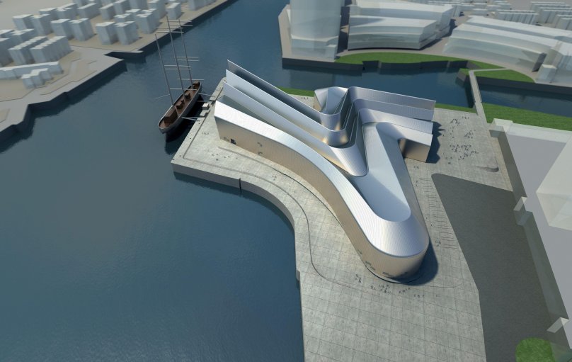 Заха Хадид музей транспорта Риверсайд