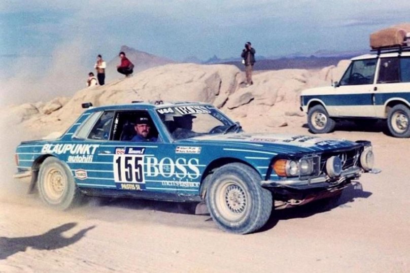 Автомобиль Мерседес Бенц 450slc ралли