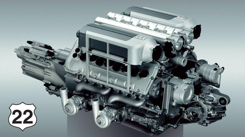 W16 двигатель Bugatti
