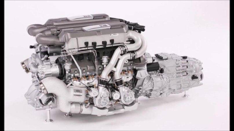 Двигатель Bugatti Chiron w16