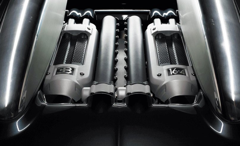 W16 мотор Bugatti