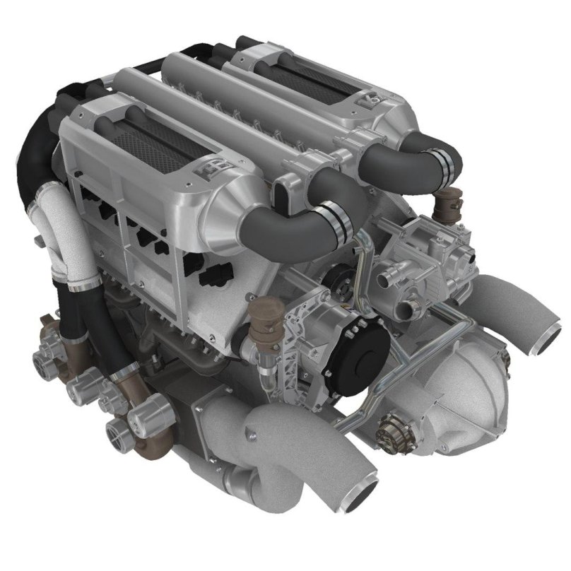 Двигатель Бугатти Вейрон w16