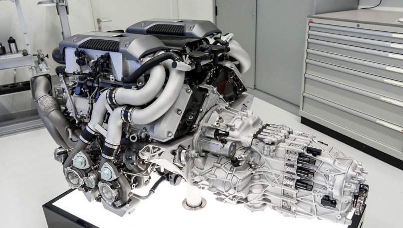 Мотор Бугатти Вейрон w16